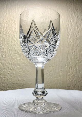Antique French Baccarat Cut Crystal Colbert Claret Port Wine Sherry Glass 5.  5 "