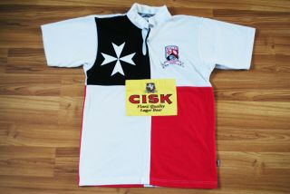 Malta Rugby Union Home 2008 - 2010 Shirt Jersey Size Chest 38 Small - Medium Vtg