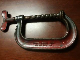 Vintage 4 " C Clamp Williams Drop Forged Usa