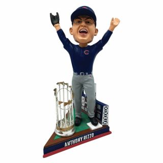 Chicago Cubs Anthony Rizzo 2016 World Series Final Out Bobble Head Nib 8 "