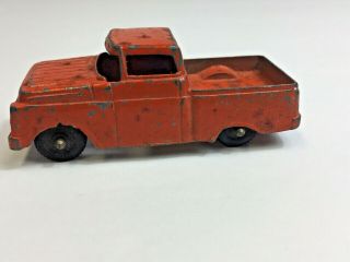 Vintage Tootsietoy Ford Orange / Red Metal Toy Ford Truck.  Kool Kruiser
