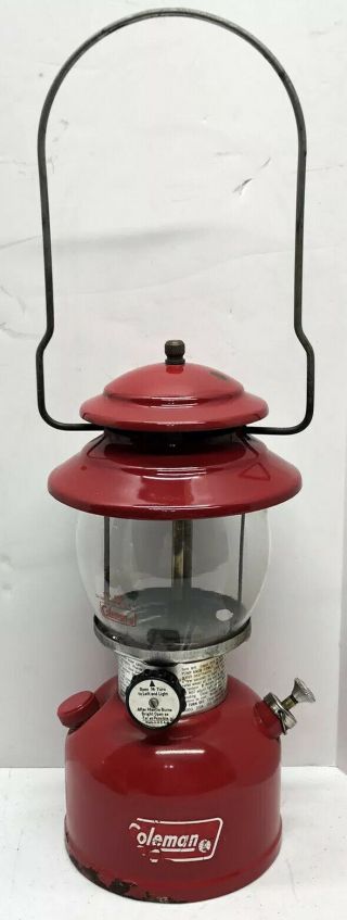 Vintage Coleman Single Burner Gas Lantern 11/74