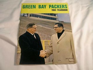 Vintage Nfl Green Bay Packers 1965 Yearbook