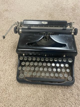 Vintage Black Royal Typewriter - Vintage/ Antique -