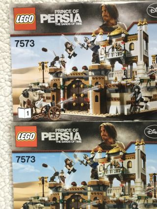 Lego 7573 Prince Of Persia The Sands Of Time - Battle Of Alamut Nearly Complete