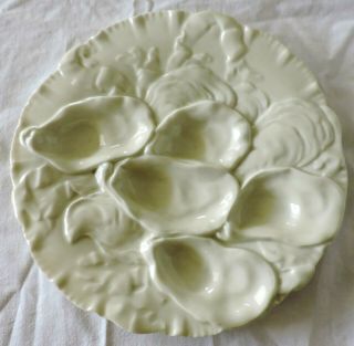 Antique French Oysters Plate Porcelain Haviland