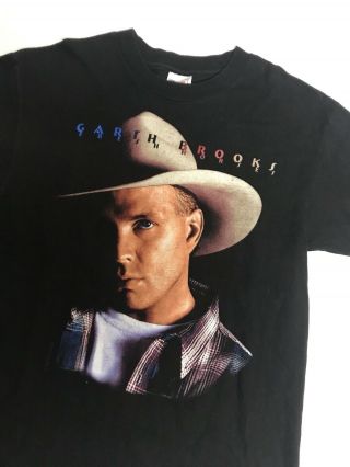 Vintage 90s Garth Brooks Fresh Horses World Concert Tour 96 - 98 T - Shirt Size L
