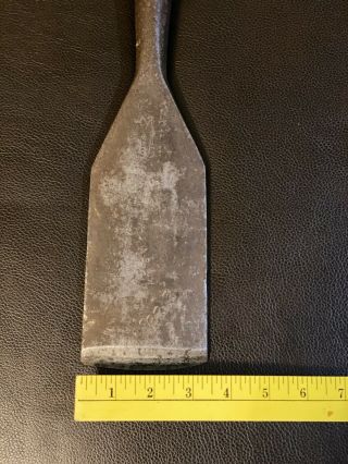 Antique UNDERHILL Edge Tool Co.  3 3/8” Wide Slick Timber Frame Chisel 2