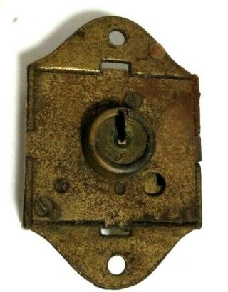 Vintage Pad Lock Brass Late 1800s - Early 1900s