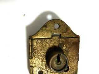 Vintage Pad Lock Brass Late 1800s - Early 1900s 2
