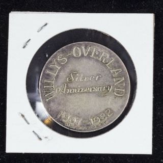1932 Willys - Overland Silver Anniversary & Geo.  Washington 200th Medallion