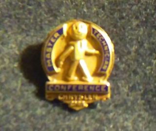 Chrysler Master Technician Conference Lapel Pin Numbered 1/10 10k