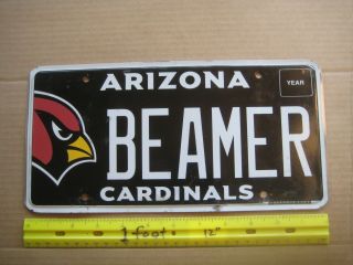 License Plate,  Arizona,  Nfl Cardinals,  Gr8 Personalized Vanity: Beamer,  Bmw