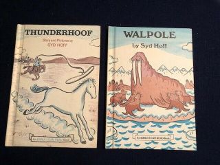 Vintage - Walpole (1961) And Thunderhoof (1971) By Syd Hoff Hardback Books