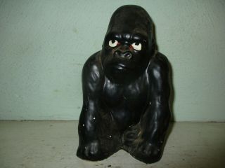 Vintage Chalkware Gorilla Bank Bushman?