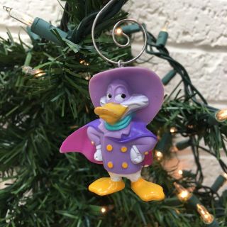 Custom‼ Vtg 1992 Disney Darkwing Duck 2 - 1/8 " Figure Christmas Ornament •free Sh‼