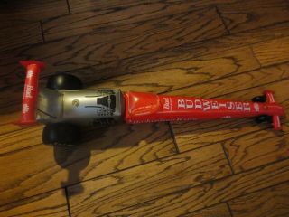 Budweiser Beer Advertising Inflatable Blow Up Dragster King Of Beers Rare