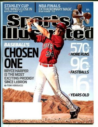 Bryce Harper 2009 Sports Illustrated 6/8 Baseball 