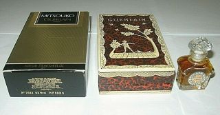 Vintage Guerlain Mitsouko Perfume Bottle & Boxes 1/4 Oz Full 1983 2 1/2 "