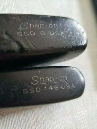 Vintage Snap - On Black Handle Screwdrivers - SSD 6 10 