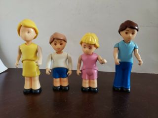 Little Tikes Vintage Doll House People Family 4 Mom Woman Dad Man Son Daughter