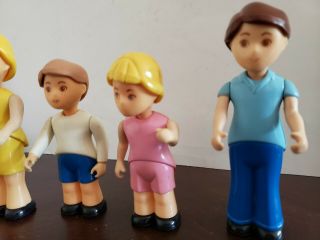 Little Tikes Vintage Doll House People Family 4 Mom Woman Dad Man Son Daughter 3