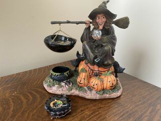 Yankee Candle Witch Cauldron Brew Hanging Tart Burner Vintage