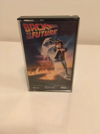 Vintage 1985 Mca Records Back To The Future Movie Soundtrack Cassette Tape