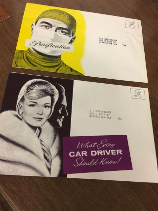 2 1963 Mercury Comet Mail Out Advertising Brochures
