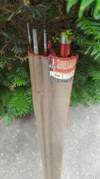 VINTAGE 9 ' SOUTH BEND 4 - piece Bamboo Fly Rod (346 4HDH OR D) 2
