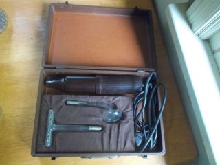 Vintage Medical Quack Electric Shock Machine With Glass Wands Great