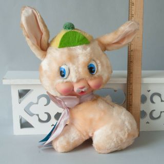 My Toy Rubber Face Bunny Rabbit Plush Pals Rushton Gund 2
