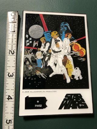 Little League Pins Star Wars Movie Poster Pin Numbered Only 50 Made