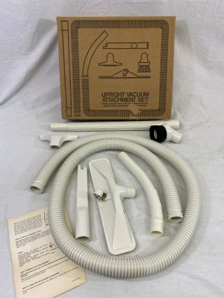 Vintage Eureka Upright Vacuum Attachment Set Model 60 Type D White