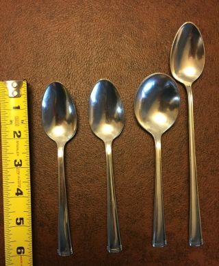 Westmorland John and Priscilla 1940 Sterling Silver Four Spoons Soup,  Iced Tea 2