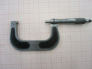 Vintage Brown & Sharpe No.  63 2 - 3” Outside Micrometer Usa Machinist Tool
