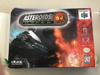 Vintage Asteroids Hyper Video Game For Nintendo 64