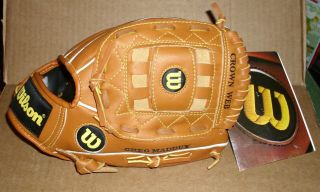 Vintage Greg Maddux Wilson Advisory Staff Left Handed Baseball Glove Finest