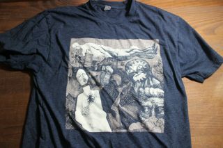Rare Vintage 2015 Mewithoutyou Tour Band T - Shirt Size M Medium Hardcore Punk