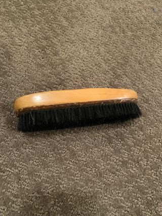 Vintage Pooltable Brush 6 1/2” Pool Table Dust Fuzzy Cleaner Vtg.  Accessory Wow