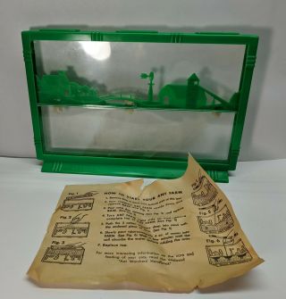 Vintage Ej Cossman Giant Ant Farm - With Instructions