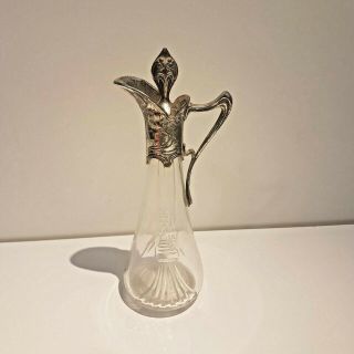 Wmf Art Nouveau Silver Plated Liqueur Jug