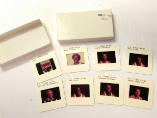 Vtg 1981 - 1982 Kansas City Kings Nba Press Kit Photo Slides Tv Promo