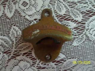 Vintage (1940s - 50s) Canada Dry Starr X Wall Mount Bottle Opener Needs Cleaning