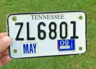 Tennessee Tn 2000 Era License Plate Motorcycle Tag Zl6801 Wall Art Man Cave