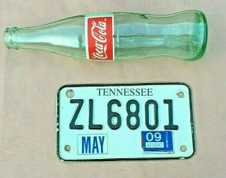 Tennessee TN 2000 era License Plate Motorcycle Tag ZL6801 Wall Art Man Cave 2