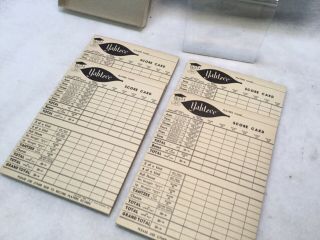 Vintage 1956 Yahtzee Score Pads Paper Game Collectible with box 2