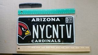 License Plate,  Arizona,  Nfl Football,  Cardinals,  Nyc Ntv,  York City Native