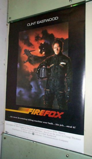 Clint Eastwood Firefox Movie Vintage 1982 Poster Last One