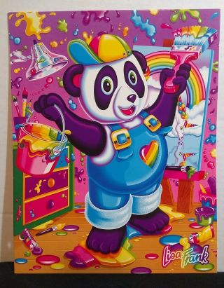 Vintage Lisa Frank Folder Painter Panda